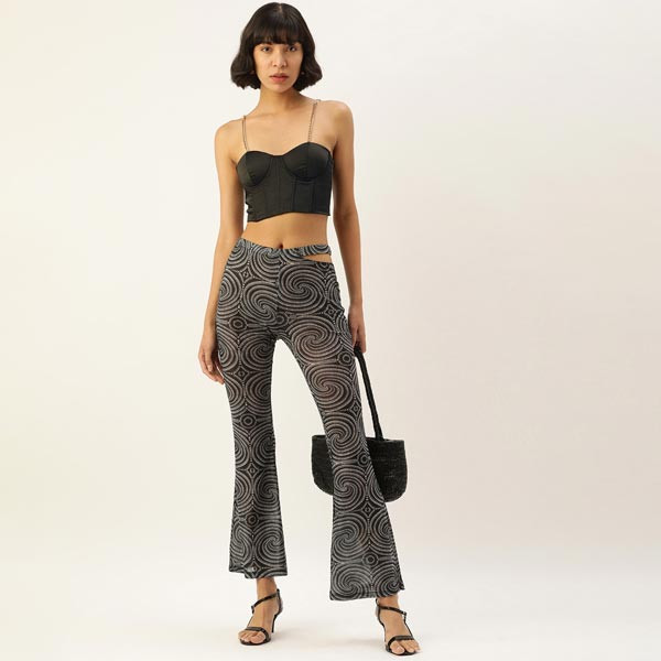 Black Style Bralette Crop Top