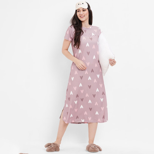 Conversational Printed Nightdress
