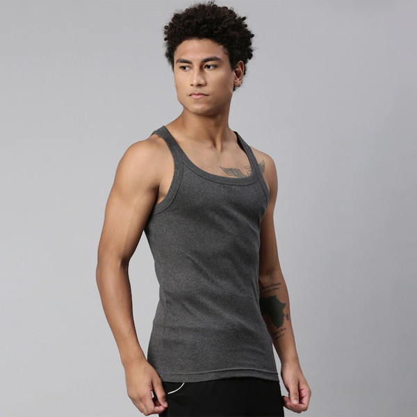 Men Pack of 2 Cotton Sports Vests